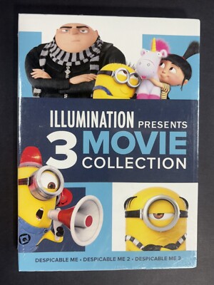 Illumination Presents Despicable Me 3-Movie Collection DVD Carell NEW Free Ship