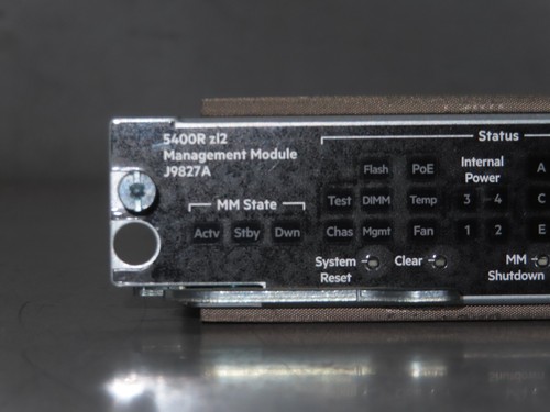 J9827A HPE Aruba 5400R zL2 5066-2201 HP Networking Management Module - Picture 2 of 3
