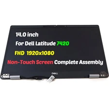 14.0" for Dell Latitude 7420 FHD LCD Non-Touch Screen Complete Assembly W0R36