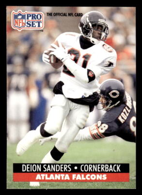 1991 Pro Set #98 Deion Sanders
