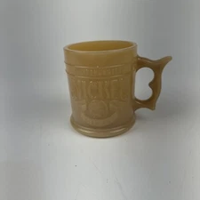 Vintage Whataburger Butterscotch Buffalo Nickel Coffee Mug Cup Pistol Grip USA