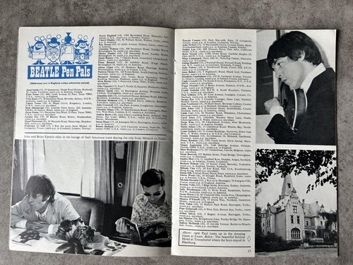 DIE BEATLES MONATLICHES BUCH #37 AUGUST 1966 - SEHR GUTER ZUSTAND + - Bild 3 von 4