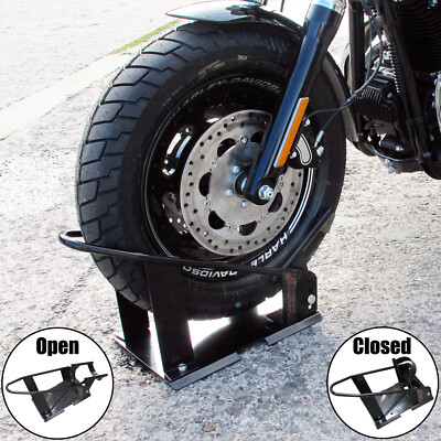 Steadystand Motorcycle Motorbike Front Wheel Chock Transport Stand