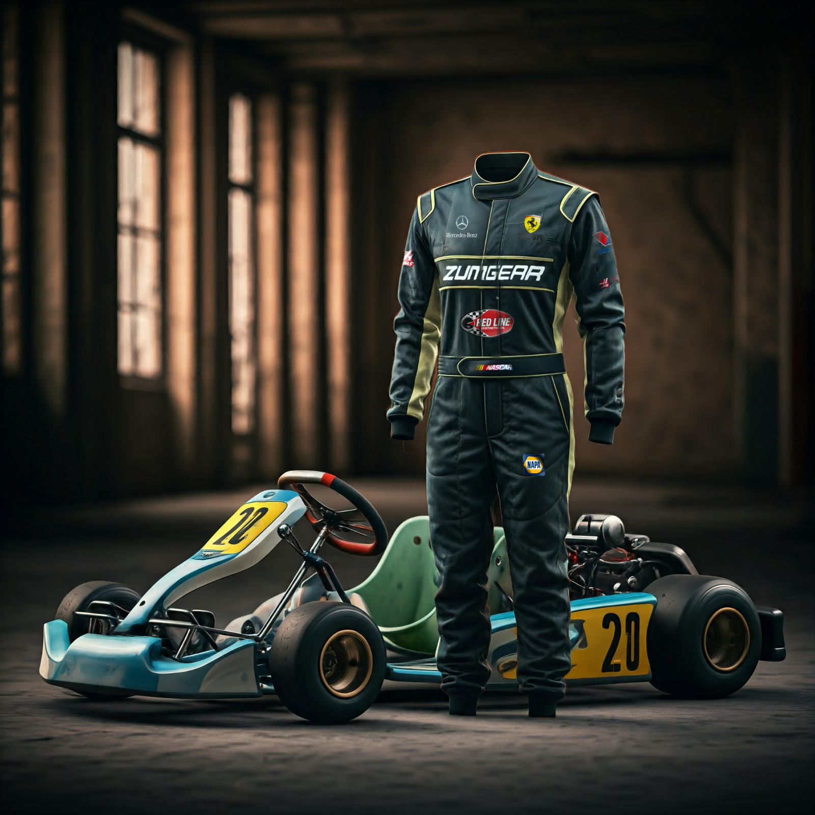 Tuta GoKart Racing - Protezione Livello 2 per Karting e Motorsport - Personalizzabile