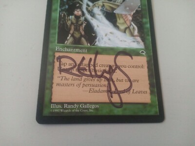 mtg cards like earthcraft Magic the Gathering Proxy Untap target basic land Earthcraft, signed by Artist ,