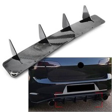 Rear Bumper Lip Diffuser Spoiler Splitter For Volkswagen Golf 7 MK7 14-17