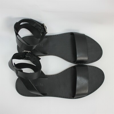 Madewell Women's Boardwalk Ankle Strap Sandals Size New