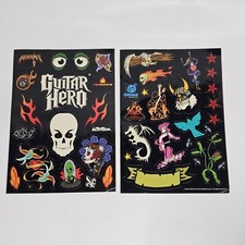 Red Octane Guitar Hero Stickers BRAND UNUSED, Neversoft, Activision