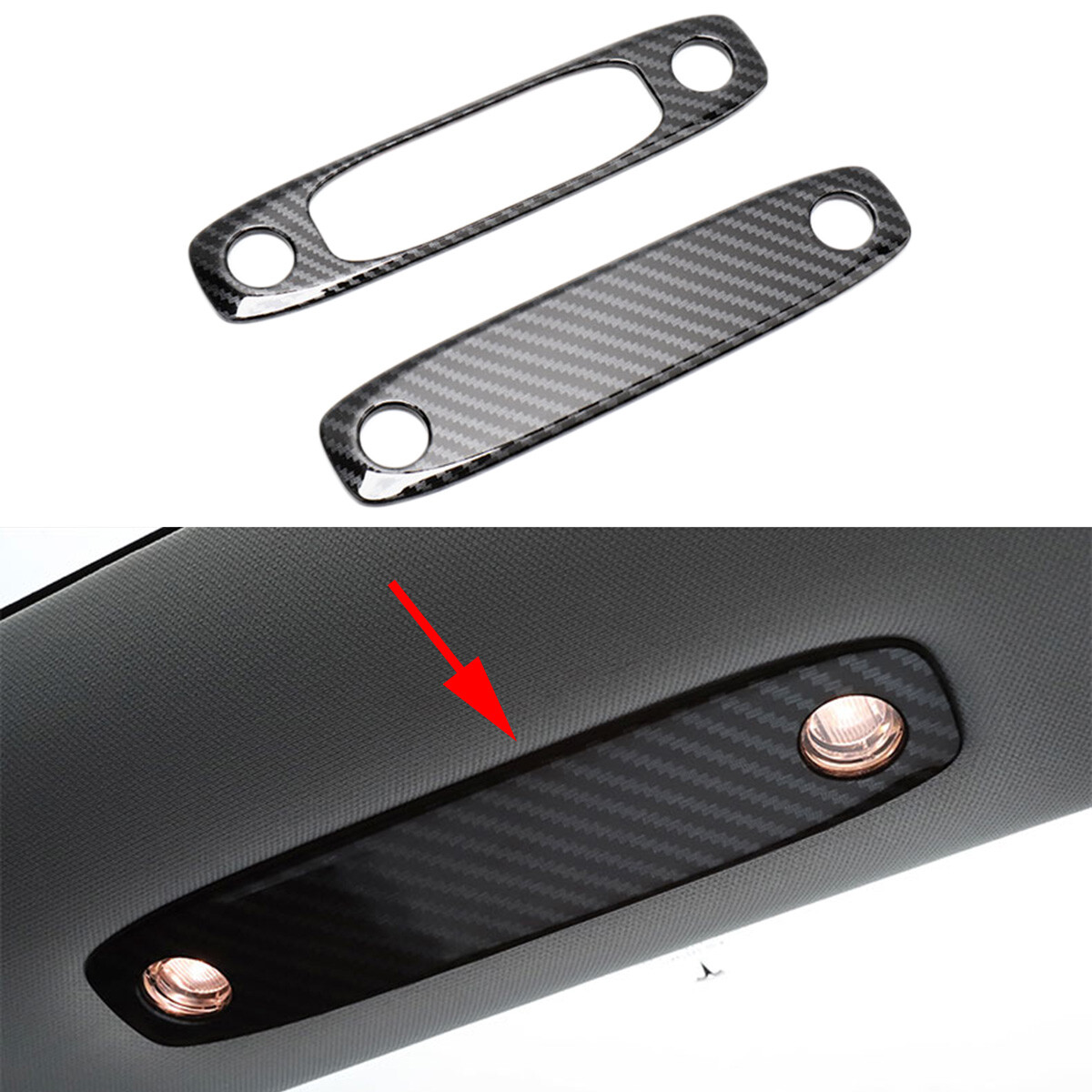 For Tesla Model 3 2018-2022 Interior Upper Reading Light Cover Trims Accessories