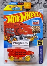 2024 Hot Wheels HW Ultimate T-Rex Transporter RED Let's Race Factory Sealed