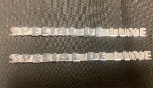 1949 Plymouth special deluxe fender emblems set of two - 第 1/4 張圖片