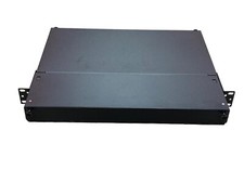 Fiber Optic 1RU Rack Mount Patch Panel Enclosure w/ LC 6 Connector Plate gs001