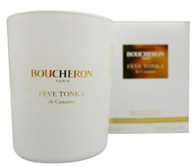 Boucheron Feve Tonka de Canaima 140 g perfumed Candle / Duftkerze im Glas