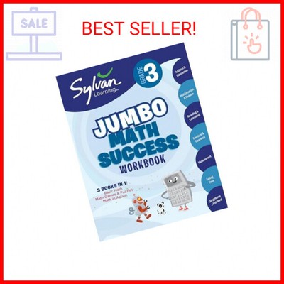 3rd Grade Jumbo Math Success Workbook: 3 Books in 1--Basic Math, Math Games and 