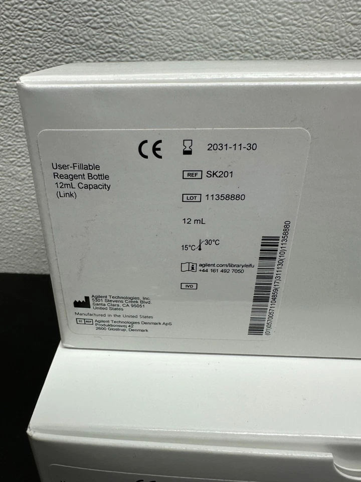 Agilent REF SK201 Botella de reactivo rellenable por el usuario Capacidad de 12 ml para Autostainer Foto 2 de 4