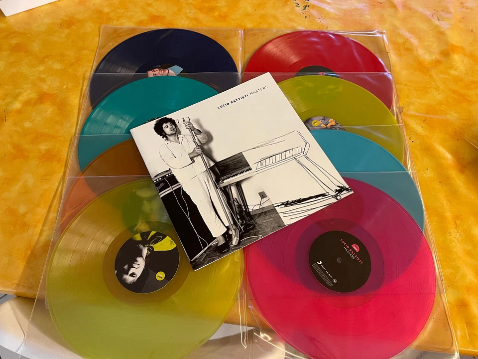 LUCIO BATTISTI - Masters (2023) 8 LP Colorati Vinyl - NUMERATO - Immagine 2 di 4