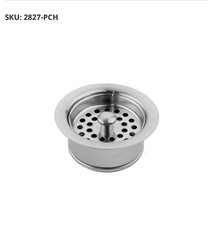 Jaclo 2831-TB Tristan Brass Finish Disposal Flange with Strainer Comes As Shown