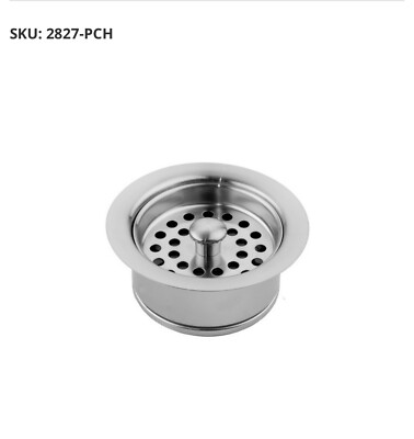 Jaclo 2831-TB Tristan Brass Finish Disposal Flange with Strainer Comes As Shown