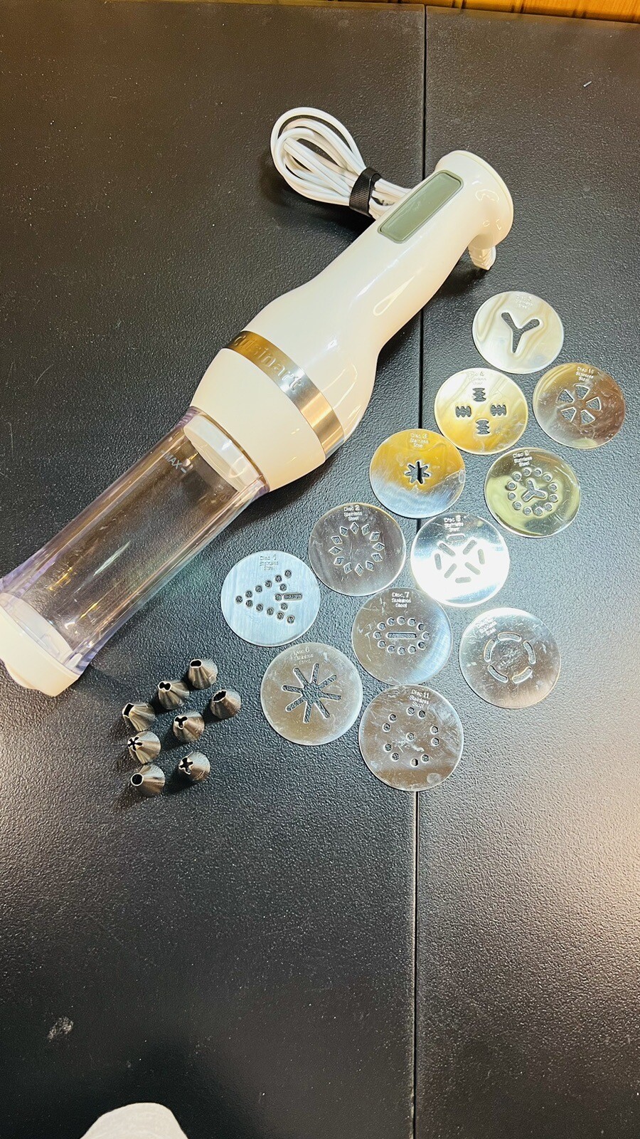 Cuisinart Electric Cookie Press CCP10 No Box , Used, Tested Working eBay