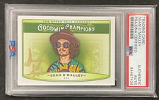 SEAN O’MALLEY Signed Rookie Card PSA/DNA Authentic Auto 2018 Upper Deck Goodwin