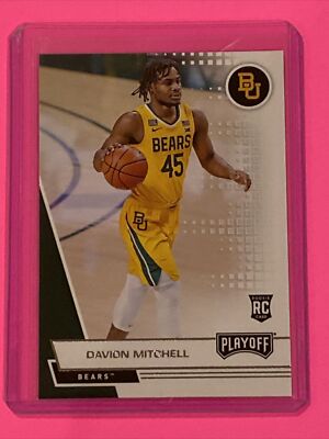  Davion Mitchell Megabox Playoff Exclusive Rookie Card Baylor Sacramento Kings