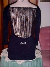 Ladies XS Sexy Short Dress ~ Extremely Tight Stretch Fabric ~ Surprise Back!