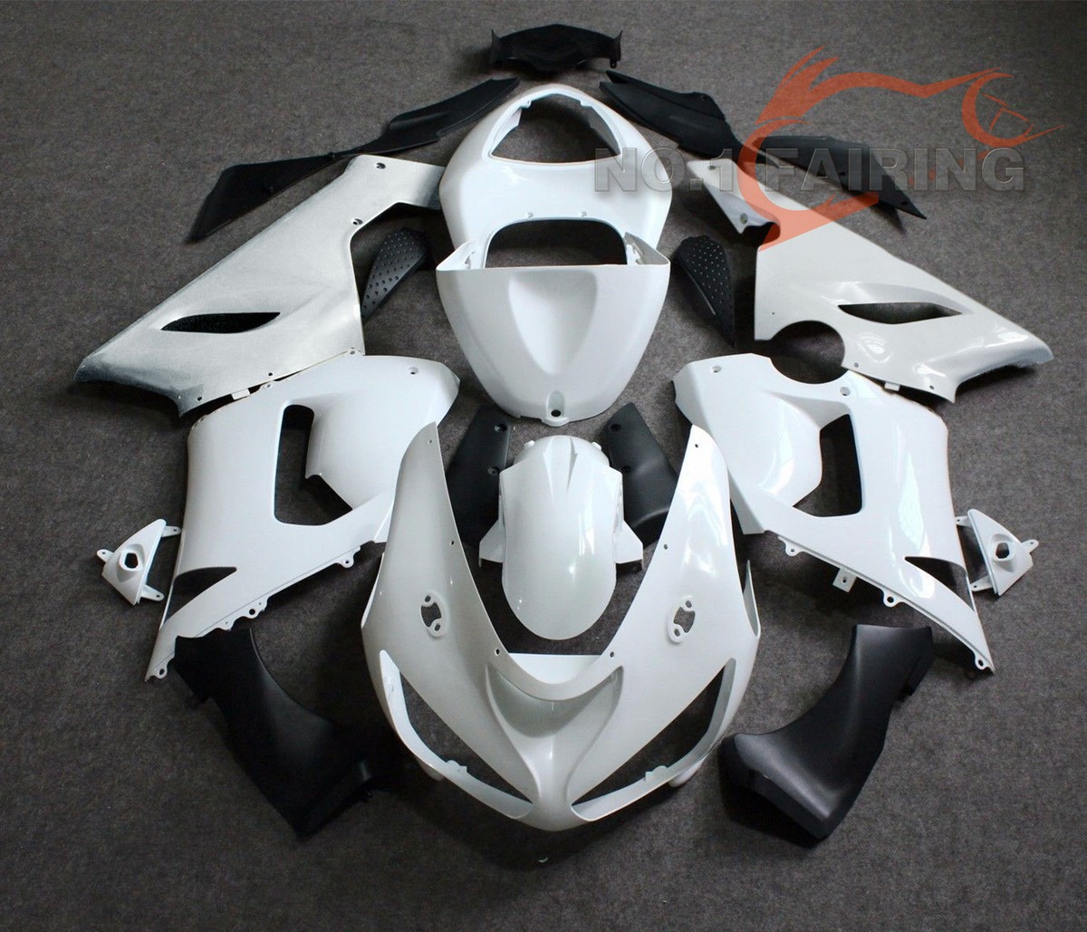 Unpainted Plastic Fairing Body Set Fit For Kawasaki Ninja ZX6R ZX