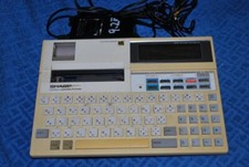 SHARP PORTABLE COMPUTER PC-2500s Showa Retro Vintage junk