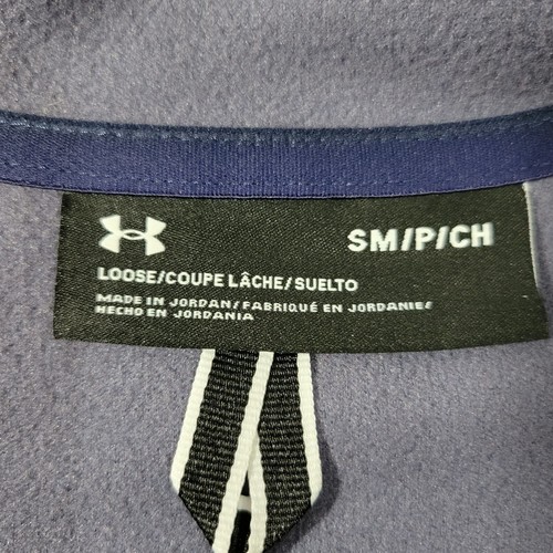 Chaleco Under Armour Para Hombre Pequeño Especialista en Vellana Rejilla Azul Cremallera Completa Bolsillos NUEVO - Imagen 9 de 16