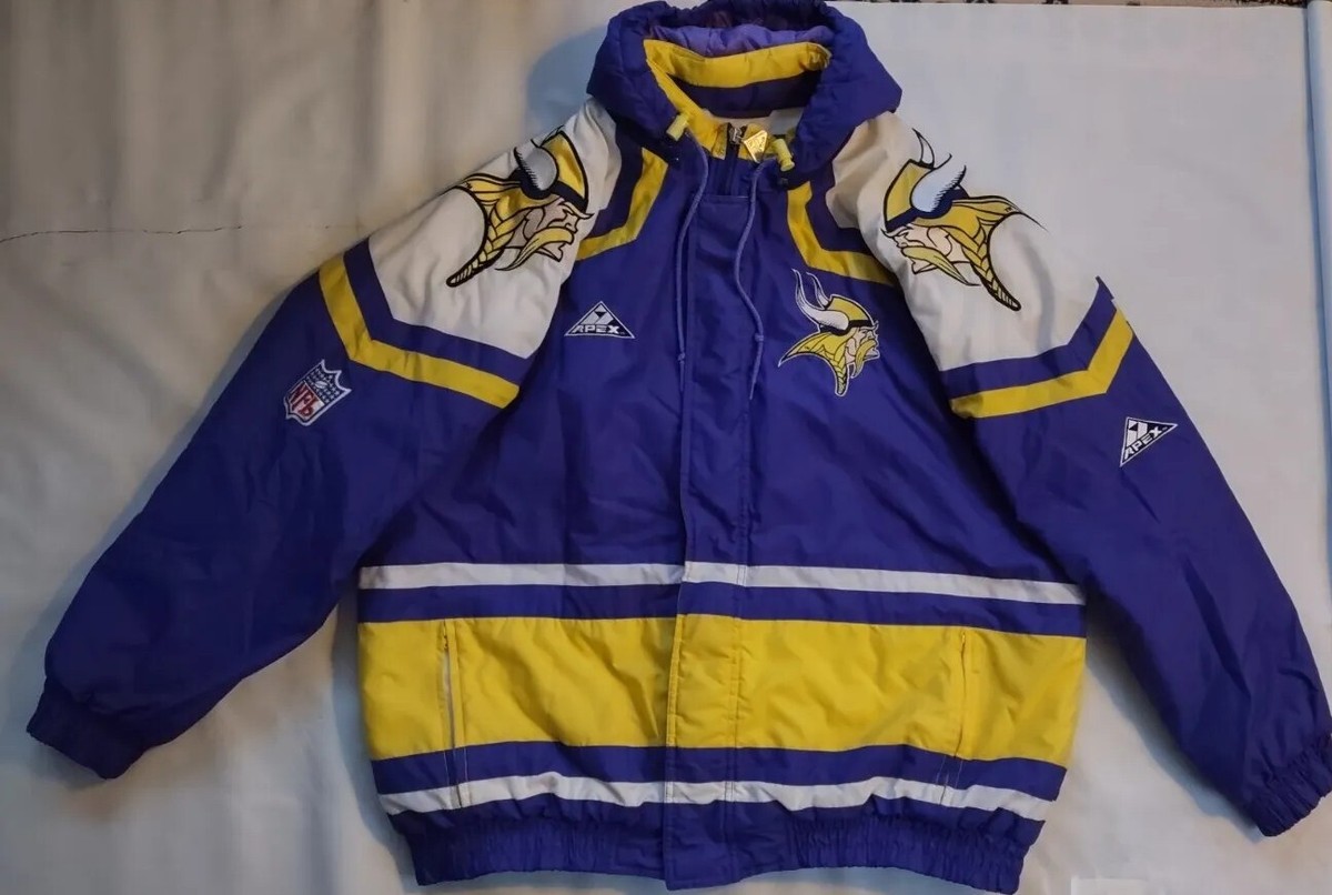 VINTAGE APEX ONE PRO LINE MINNESOTA VIKINGS FULL ZIPP WITH HOOD