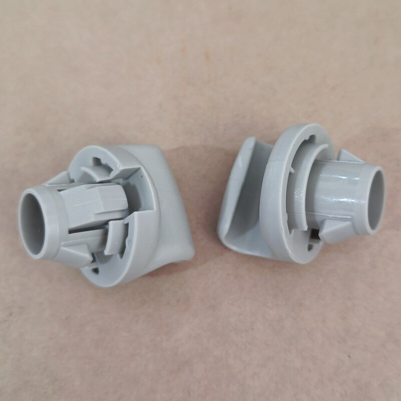 New 2Pcs Gray Sun Visor Holder Clip For Nissan Kicks LEAF