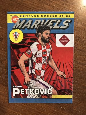 Bruno Petkovic 2021-22 Donruss Net Marvels Road to FIFA World Cup #2 Croatia