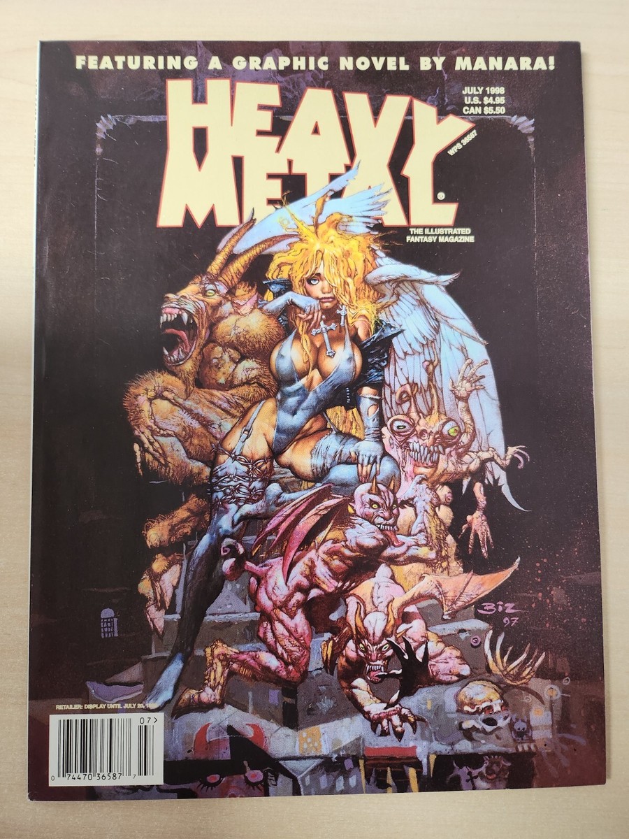 HEAVY METAL Magazine #175 July 1998 (8.5) Simon Bisley Cover | eBay