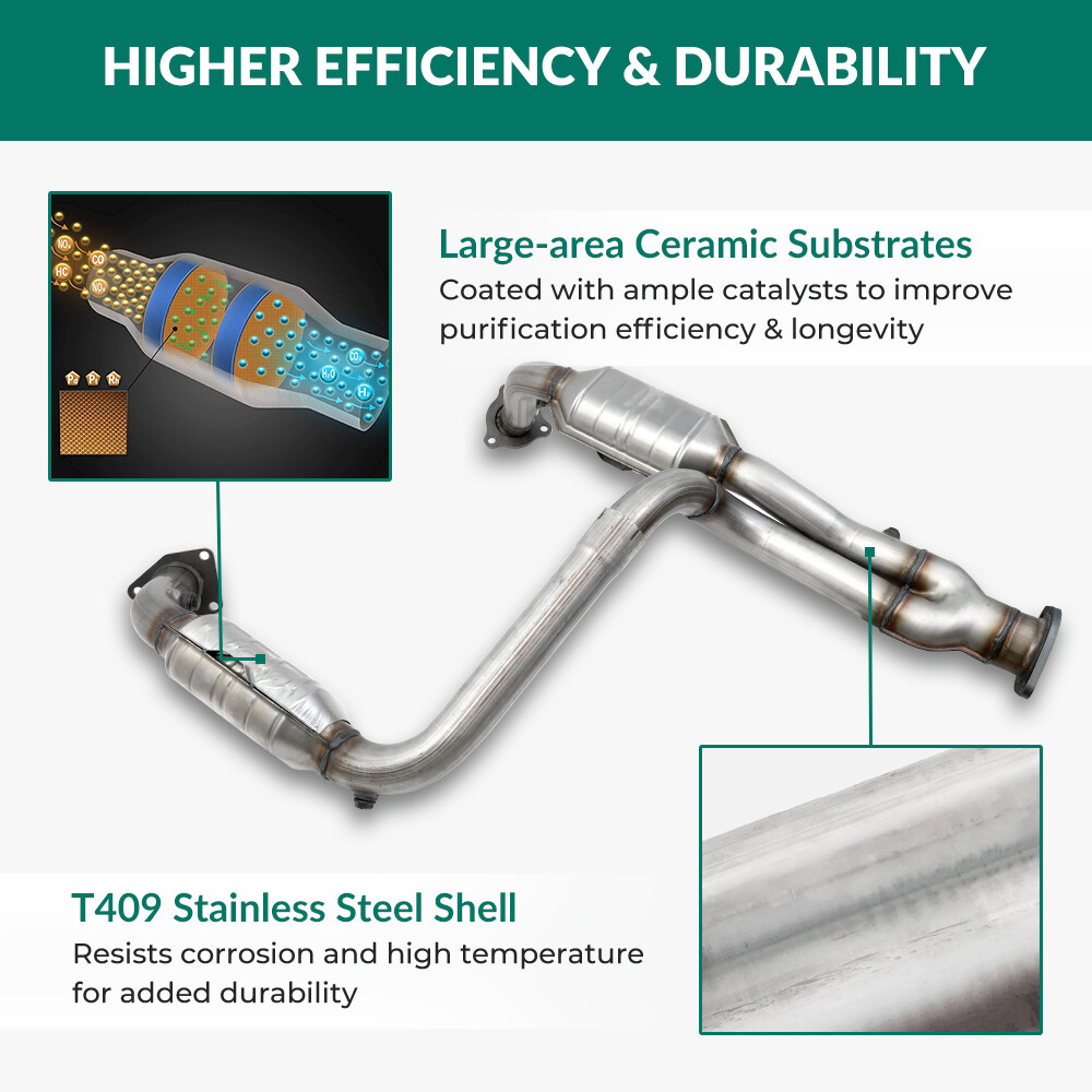 EPA-Certified Catalytic Converter For 1999-2007 Chevy Silverado, Suburban, GMC Sierra - Left/Right/Front