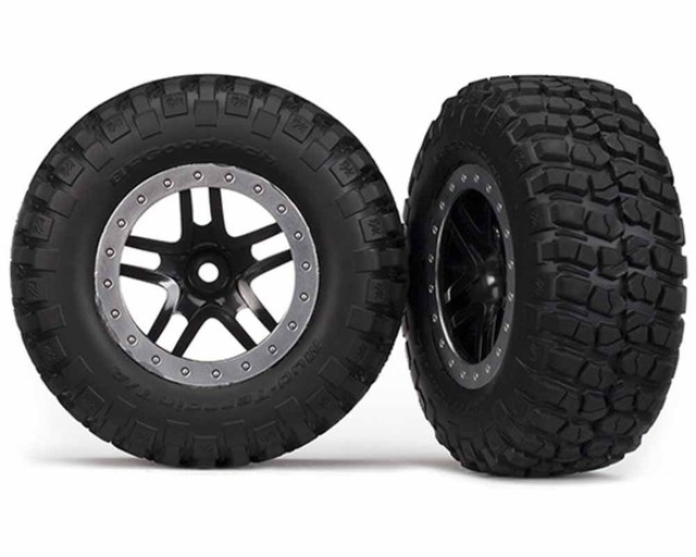 traxxas slash 2wd wheels and tires