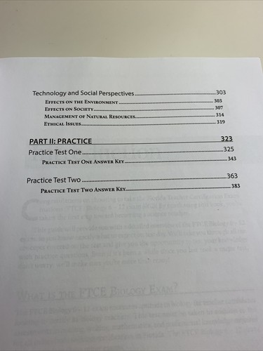 FTCE Biology 6-12 Teacher Certification Exam Study Guide 2018-2019: FTCE (002... - Picture 10 of 12