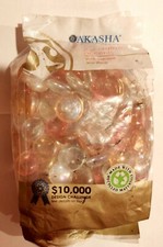 Akasha 30oz Glass Flat Marbles Decorative Accents Pink Passion Fish Tank Decor 