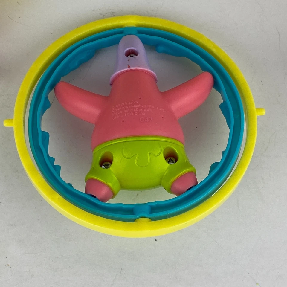SpongeBob SquarePants McDonalds Meal Toys Lot Pretend Play Kids Fun Time - Image 2 of 2