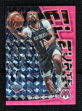 2022 Panini Mosaic Elevate Fluorescent Pink Prizm 10/10 Brandon Ingram #7 09br