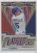 2021 Panini Prizm Fearless Red White & Blue Prizm Whit Merrifield #FR-7 0b3