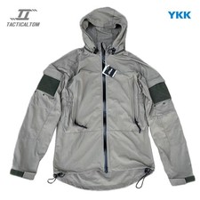 Outdoor Soft Shell Jacket Pcu L5 Version 160D Nylon Hooded Windproof Jacket