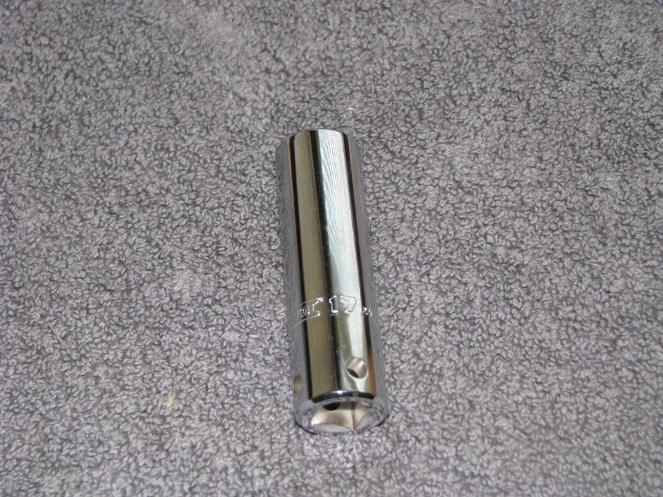 Proto 5317M-TT 12 Point 17 mm Tether-Ready Deep Socket - 1/2 in Drive Chrome - Image 2 of 3