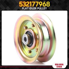 OEM Flat Idler Pulley For Craftsman Husqvarna Lawn Tractor 2005-2020 42in Deck