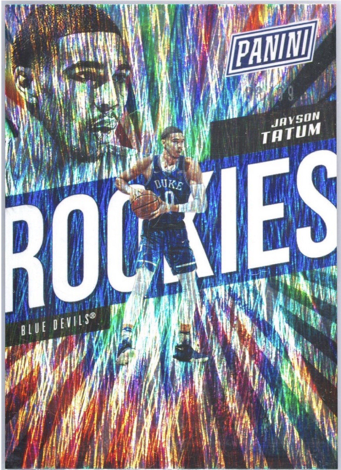2018 Panini National Convention - Rookies Jayson Tatum (DUKE!) Mag Fur Pro /99 view 2