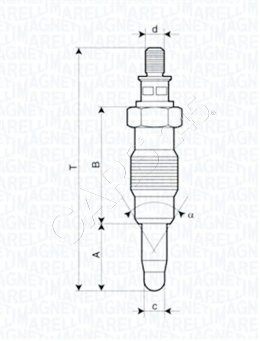 Glow Plug Fits FORD MAZDA Escort 95 Box VI VII Convertible Saloon RZD4
