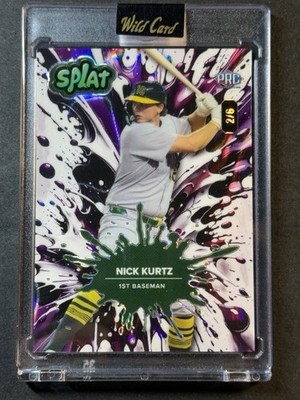 2024 Wild Card - Purple Splat - 2/6 Nick Kurtz PRC - SBPUR01-NK