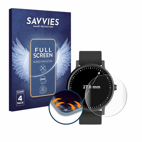 4 Pezzi Full-Screen Per Circolare Displays (ø: 32.5 Mm) Pellicola