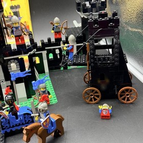 6085 LEGO Black Knights Black Monarch's Castle Complete Inst, Extra Siege Tower