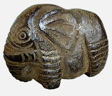 1200 BC Ancient Celtic Artifact Statuette Carved Natural Stone Museum Quality