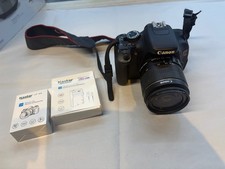 Canon EOS Rebel T3i 18.0MP Digital SLR DSLR Camera GOOD SHUTTER 2 BATTERIES